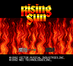 Rising Sun Title Screen